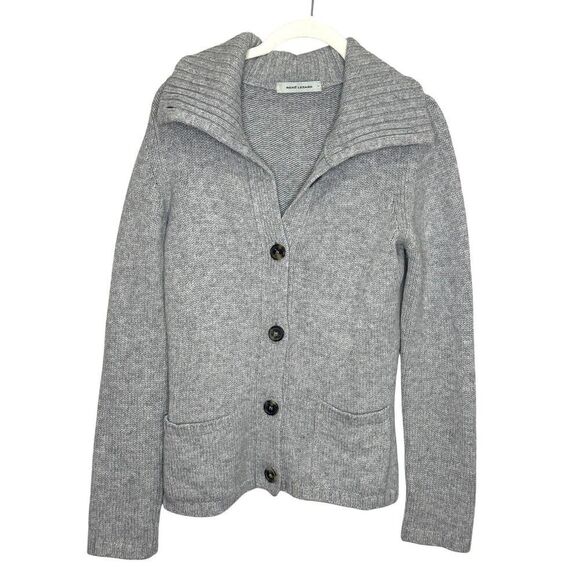 René Lezard Sweaters - Rene Lezard Sweater Womens Small Button Front Merino Silk Cashmere Made Italy
